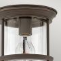 Quintiesse Hadrian QNHADRIANMINIFOZCLEAR lampa podsufitowa 1x60 W przezroczysta-brązowa zdj.3