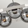 Quintiesse Harper QNHARPER7 lampa wisząca x60 W przydymiona-nikiel zdj.3
