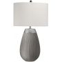 Quintiesse Harrow QNHARROWTL lampa stołowa 1x60 W szara-srebrna zdj.1
