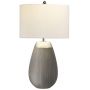 Quintiesse Harrow QNHARROWTL lampa stołowa 1x60 W szara-srebrna zdj.2