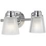 Quintiesse Hudson QNHUDSON2BATH kinkiet 2x3 W chrom-przezroczysty zdj.1