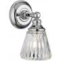 Quintiesse Keynes QNKEYNES1BATH kinkiet 1x3 W chrom-przezroczysty zdj.1
