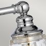 Quintiesse Keynes QNKEYNES2BATH kinkiet 2x3 W chrom-przezroczysty zdj.4