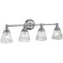 Quintiesse Keynes QNKEYNES4BATH kinkiet 4x3 W chrom-przezroczysty zdj.1