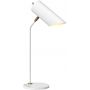 Elstead Lighting Quinto QUINTOTLWAB lampa biurkowa 1x8 W biała-mosiądz zdj.1