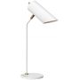 Elstead Lighting Quinto QUINTOTLWAB lampa biurkowa 1x8 W biała-mosiądz zdj.2