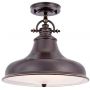 Elstead Lighting Emery QZEMERYPMPN lampa wisząca 1x60 W brązowa zdj.5