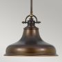 Elstead Lighting Emery QZEMERYPMPN lampa wisząca 1x60 W brązowa zdj.7