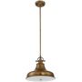 Elstead Lighting Emery QZEMERYPMWS lampa wisząca 1x60 W mosiądz zdj.3