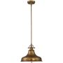 Elstead Lighting Emery QZEMERYPMWS lampa wisząca 1x60 W mosiądz zdj.4