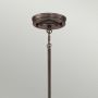 Elstead Lighting Emery QZEMERYPSPN lampa wisząca 1x60 W brązowa zdj.4