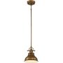 Elstead Lighting Emery QZEMERYPSWS lampa wisząca 1x60 W mosiądz zdj.1