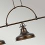 Elstead Lighting Emery QZEMERY3PPN lampa wisząca 3x60 W brązowa zdj.3