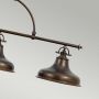Elstead Lighting Emery QZEMERY3PPN lampa wisząca 3x60 W brązowa zdj.4