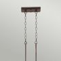 Elstead Lighting Emery QZEMERY3PPN lampa wisząca 3x60 W brązowa zdj.5