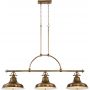 Elstead Lighting Emery QZEMERY3PWS lampa wisząca 3x60 W mosiądz zdj.1