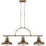 Elstead Lighting Emery QZEMERY3PWS lampa wisząca 3x60 W mosiądz zdj.3