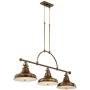 Elstead Lighting Emery QZEMERY3PWS lampa wisząca 3x60 W mosiądz zdj.4