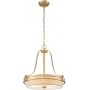 Elstead Lighting Gotham QZGOTHAMPBB lampa wisząca 4x60 W mosiądz zdj.1