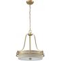Elstead Lighting Gotham QZGOTHAMPBB lampa wisząca 4x60 W mosiądz zdj.2