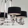 Elstead Lighting Gotham QZGOTHAM4 lampa wisząca 4x3 W srebrna zdj.3