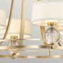 Elstead Lighting Gotham QZGOTHAM4BB lampa wisząca 4x3 W mosiądz zdj.4