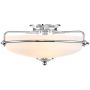 Elstead Lighting Griffin QZGRIFFINFPC lampa podsufitowa 3x60 W chrom zdj.1