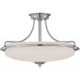 Elstead Lighting Griffin QZGRIFFINSFMAN lampa podsufitowa 4x60 W nikiel zdj.1