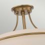 Elstead Lighting Griffin QZGRIFFINSFMWS lampa podsufitowa 4x60 W mosiądz zdj.3