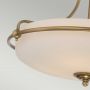Elstead Lighting Griffin QZGRIFFINSFMWS lampa podsufitowa 4x60 W mosiądz zdj.4