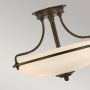 Elstead Lighting Griffin QZGRIFFINSFSPN lampa podsufitowa 3x60 W brązowa zdj.3