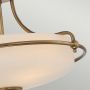 Elstead Lighting Griffin QZGRIFFINSFSWS lampa podsufitowa 3x60 W mosiądz zdj.4