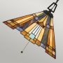 Elstead Lighting Inglenook QZINGLENOOKPA lampa wisząca 3x60 W brązowa zdj.3