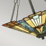 Elstead Lighting Inglenook QZINGLENOOKPB lampa wisząca 3x60 W brązowa zdj.4