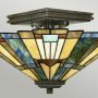 Elstead Lighting Inglenook QZINGLENOOKSF lampa podsufitowa 2x60 W brązowa zdj.3
