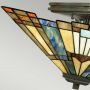 Elstead Lighting Inglenook QZINGLENOOKSF lampa podsufitowa 2x60 W brązowa zdj.4