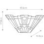 Elstead Lighting Inglenook QZINGLENOOKWU kinkiet 2x60 W brązowy zdj.2