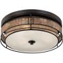 Elstead Lighting Laguna QZLAGUNAFL plafon 3x40 W miedź zdj.1