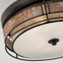 Elstead Lighting Laguna QZLAGUNAFL plafon 3x40 W miedź zdj.2