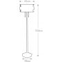 Elstead Lighting Laguna QZLAGUNAFLA lampa stojąca 2x60 W miedź zdj.2