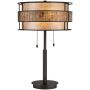 Elstead Lighting Laguna QZLAGUNATL lampa stołowa 2x60 W miedź zdj.1