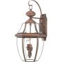 Elstead Lighting Newbury QZNEWBURY2LAC kinkiet zewnętrzny 2x60 W miedź zdj.1