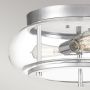 Elstead Lighting Trilogy QZTRILOGYFMBATH plafon 3x40 W chrom zdj.3
