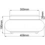 Elstead Lighting Trilogy QZTRILOGYFMBATH plafon 3x40 W chrom zdj.2
