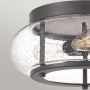 Elstead Lighting Trilogy QZTRILOGYFMOZ plafon 3x40 W brązowy zdj.3