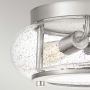 Elstead Lighting Trilogy QZTRILOGYFSBN plafon 2x40 W nikiel zdj.3