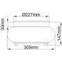 Elstead Lighting Trilogy QZTRILOGYFSOZ plafon 2x40 W brązowy zdj.2