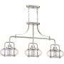 Elstead Lighting Trilogy QZTRILOGYISLEBN lampa wisząca 3x60 W nikiel zdj.3