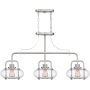 Elstead Lighting Trilogy QZTRILOGYISLEBN lampa wisząca 3x60 W nikiel zdj.4