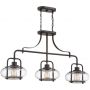 Elstead Lighting Trilogy QZTRILOGYISLEOZ lampa wisząca 3x60 W nikiel zdj.1